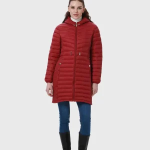 Parka Mujer Modelo Largo Rojo: imagen 1