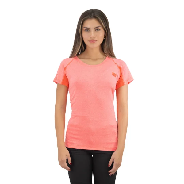 Polera Dry Fit Manga Corta Mujer Coral: imagen 2