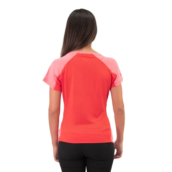 Polera Dry Fit Manga Corta Mujer Coral